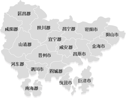 庆尚南道旅游指南地图