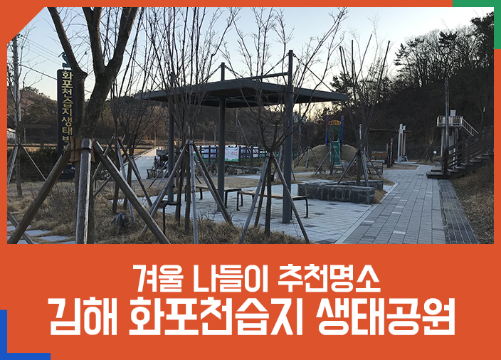 겨울 나들이 추천명소, 김해 화포천습지 생태공원