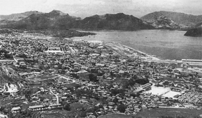 1968년 마산항 전경