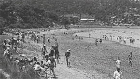1960년대초 해수욕장으로 지정되기전의 가포해수욕장