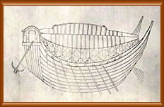 李舜臣宗家で所蔵している亀甲船の絵図2枚