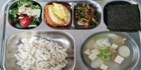 【기사교류】  채식급식 운영사례…진주 배영초등학교