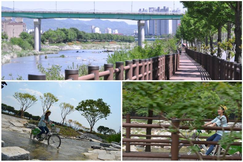 생태공원과 자전거길 




