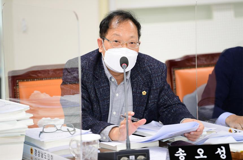 송오성 도의원, 공동주택 관리 및 지원에 관한 조례 제정