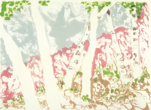 노재황,자작나무1,1992,석판화,50x70cm.jpg
