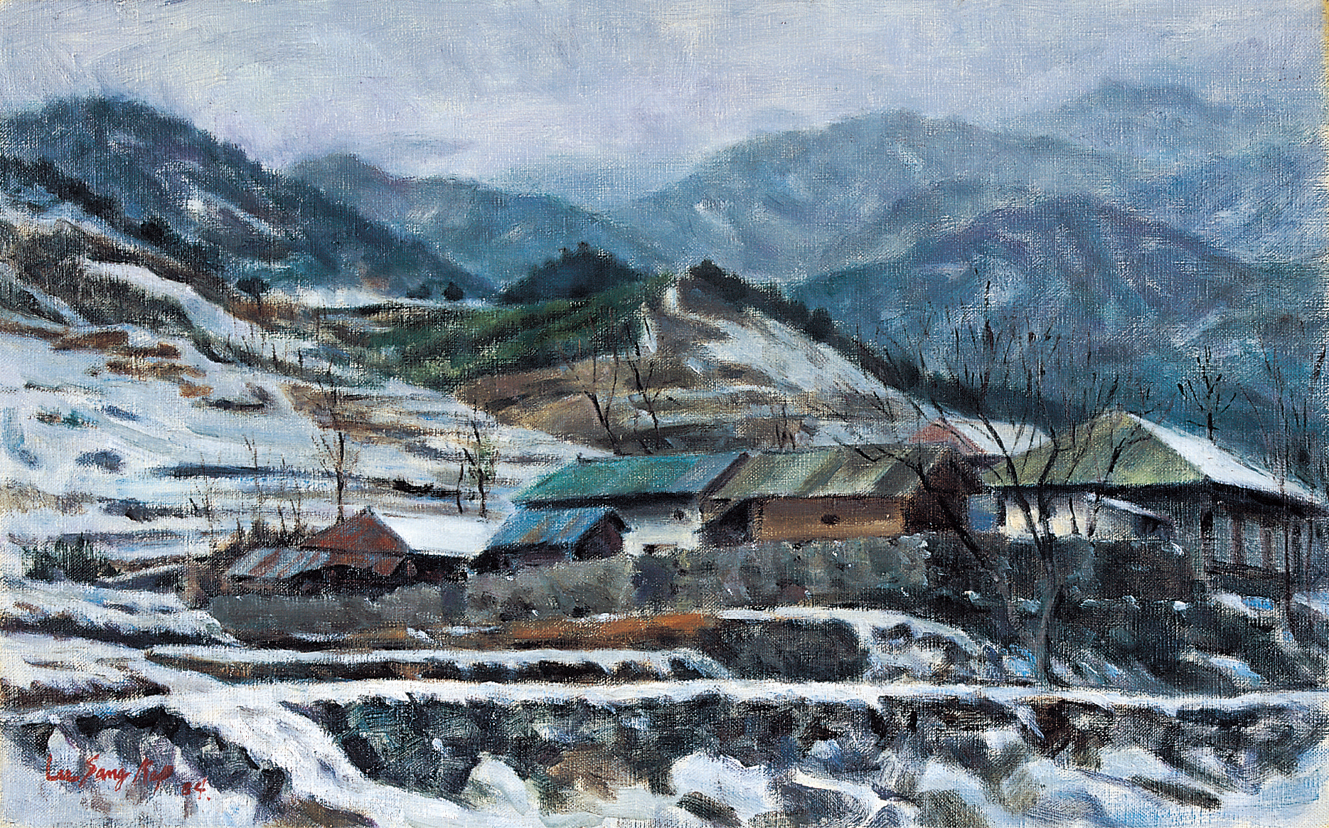 이상갑,지리산의잔설,1984,캔버스에유채,31×52cm복사.jpg